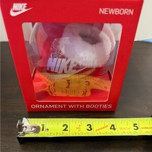 Nike Infant Booties in Red “ornament” NIB